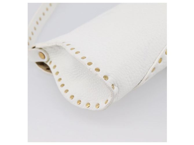 Céline CELINE Schultertasche aus Leder Gold Weiß authentisch 201963 Golden - Ansicht 16