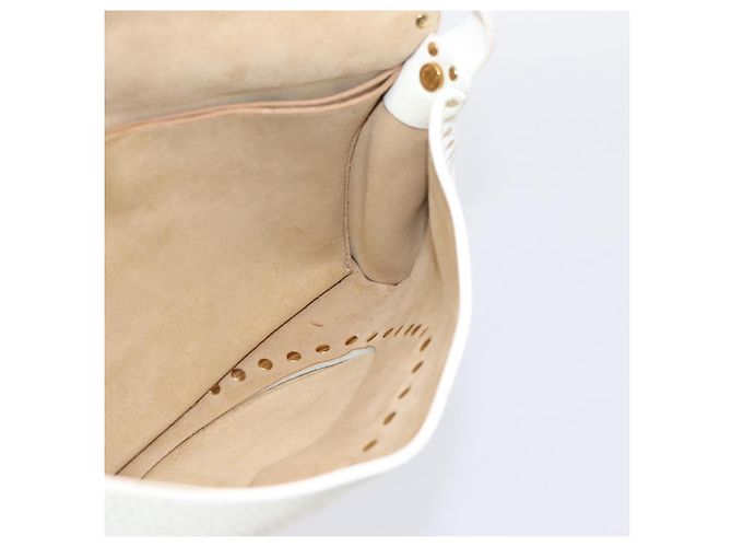 Céline CELINE Schultertasche aus Leder Gold Weiß authentisch 201963 Golden - Ansicht 17