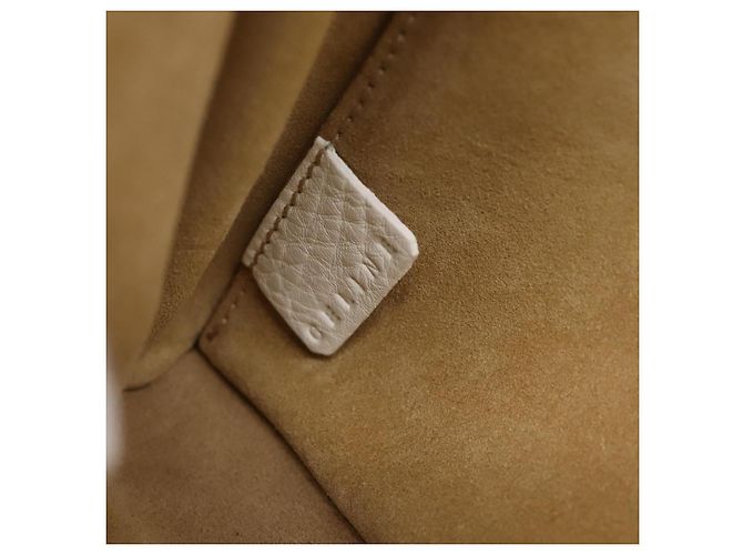 Céline CELINE Schultertasche aus Leder Gold Weiß authentisch 201963 Golden - Ansicht 21