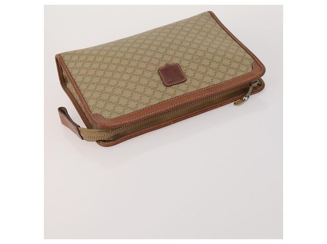 FENDI Celine MCM Borsa Clutch Borsa a Tracolla Canvas Pelle Set di 5 Marrone Autentica gh2229 - vista 10