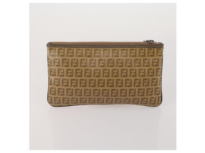 FENDI Celine MCM Borsa Clutch Borsa a Tracolla Canvas Pelle Set di 5 Marrone Autentica gh2229 - vista 14