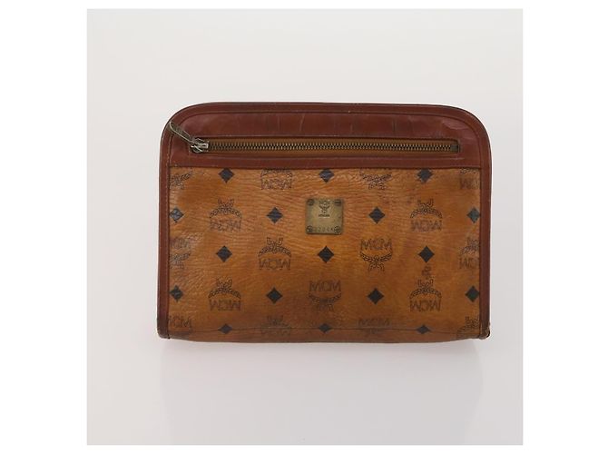 FENDI Celine MCM Borsa Clutch Borsa a Tracolla Canvas Pelle Set di 5 Marrone Autentica gh2229 - vista 18