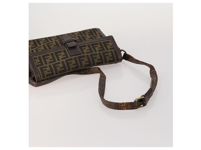 FENDI Celine MCM Borsa Clutch Borsa a Tracolla Canvas Pelle Set di 5 Marrone Autentica gh2229 - vista 4