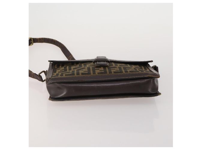 FENDI Celine MCM Borsa Clutch Borsa a Tracolla Canvas Pelle Set di 5 Marrone Autentica gh2229 - vista 6