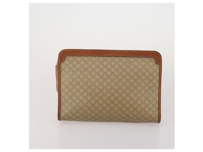 FENDI Celine MCM Borsa Clutch Borsa a Tracolla Canvas Pelle Set di 5 Marrone Autentica gh2229 - vista 9