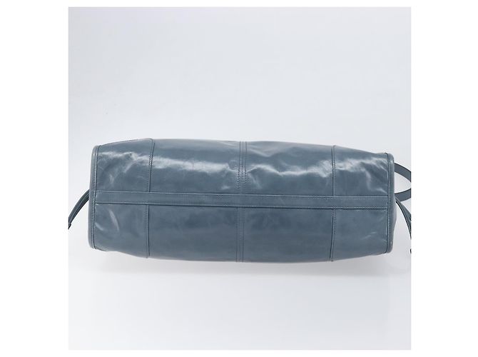 Borsa a mano PRADA Bonnie Large in pelle 2way Blu Oro Auth yk20726SAM D'oro - vista 5