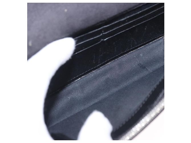 Borsa a tracolla con catena FENDI in pelle nera e argento 8M0346 Auth 202140 Nero - vista 11