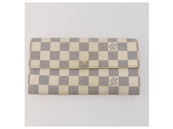 LOUIS VUITTON Monogram Damier Azur Wallet 5 Set LV Auth BA14277 Monogramma - vista 13