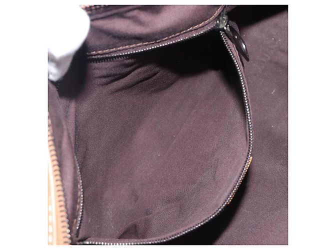 Céline Borsa a mano CELINE in pelle marrone argento Auth 199494A - vista 23