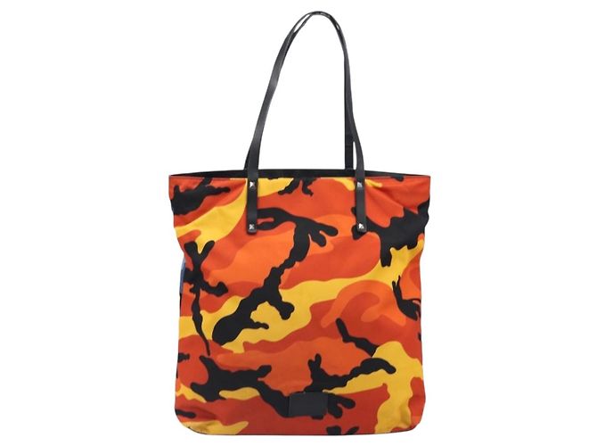 Borsa Tote VALENTINO in Nylon Rock Studs Auth hk4004 - vista 2