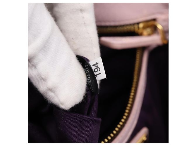 Miu Miu Tote Bag Lackleder Pink Gold Auth 201938 Golden - Ansicht 12