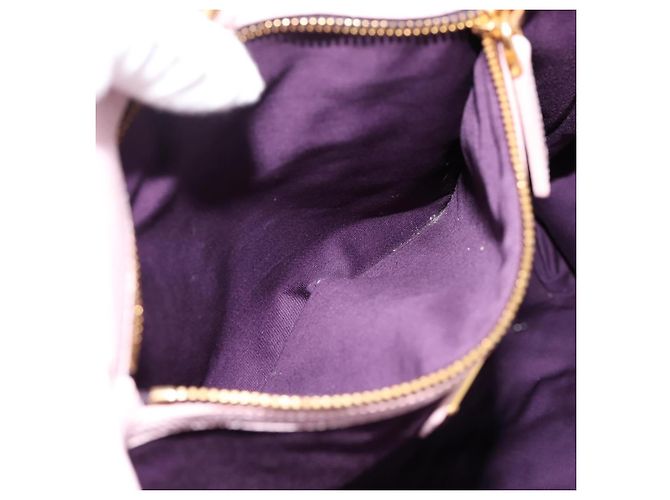 Miu Miu Tote Bag Lackleder Pink Gold Auth 201938 Golden - Ansicht 21