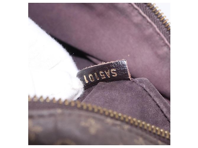 Borsa LOUIS VUITTON Monogram Idylle Ballad PM Dark Brown M40573 LV Auth 200011A Marrone scuro - vista 12