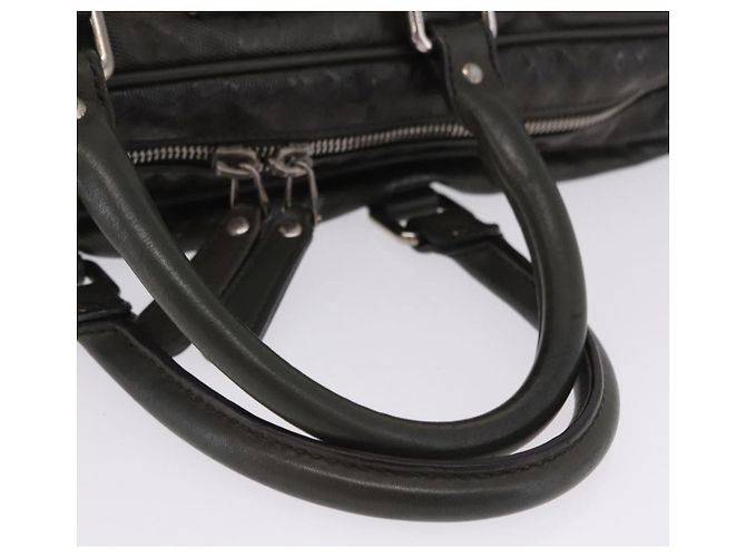 Padlock Borsa business GUCCI GG Implementation PVC Verde Argento 201480 Auth ka5968 - vista 10