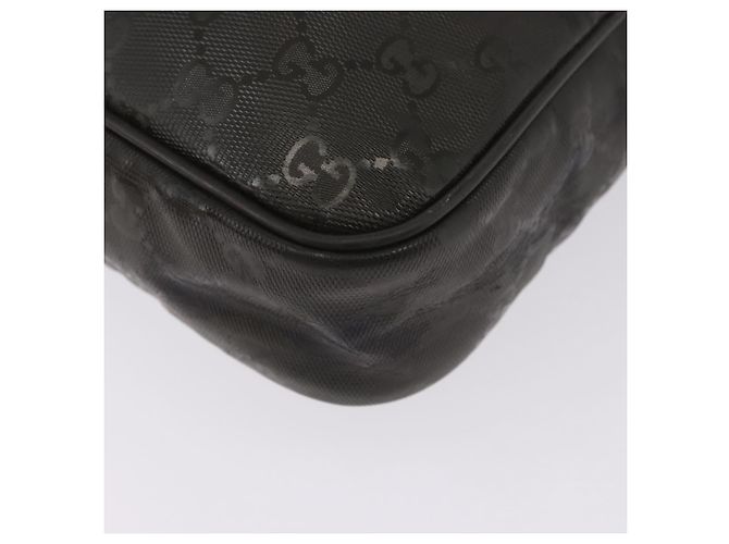 Padlock Borsa business GUCCI GG Implementation PVC Verde Argento 201480 Auth ka5968 - vista 18