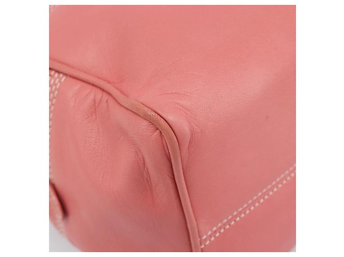 Borsa a mano LOEWE in pelle rosa tono oro Auth 200810V - vista 14