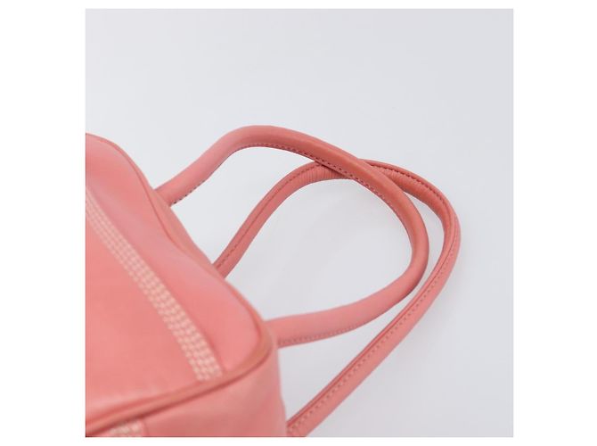 Borsa a mano LOEWE in pelle rosa tono oro Auth 200810V - vista 8