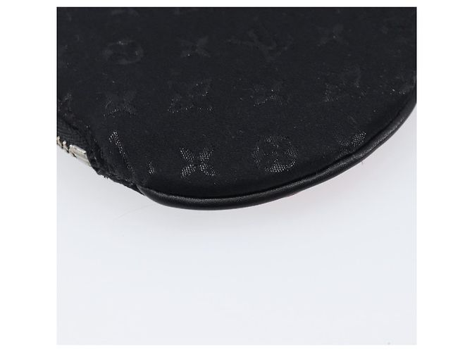 LOUIS VUITTON Monogram Satin Comte de Fe Porte Monnaie Ron M92272 Auth SW2689 Preto Monograma - vista 16