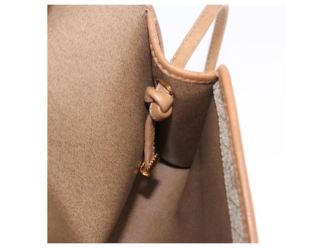 Sac à bandoulière Christian Dior Honeycomb PVC Leather Beige Gold Tone Auth 202260 - vue 19