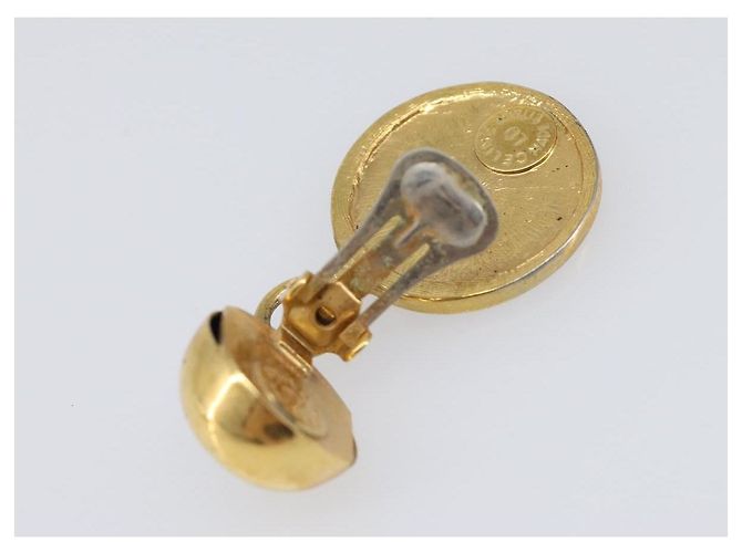 GIVENCHY Celine Earring metal 2 Set Gold Tone Auth ka6049 - Ansicht 12