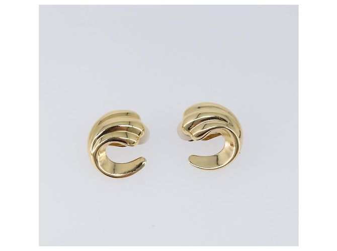 GIVENCHY Celine Earring metal 2 Set Gold Tone Auth ka6049 - Ansicht 2
