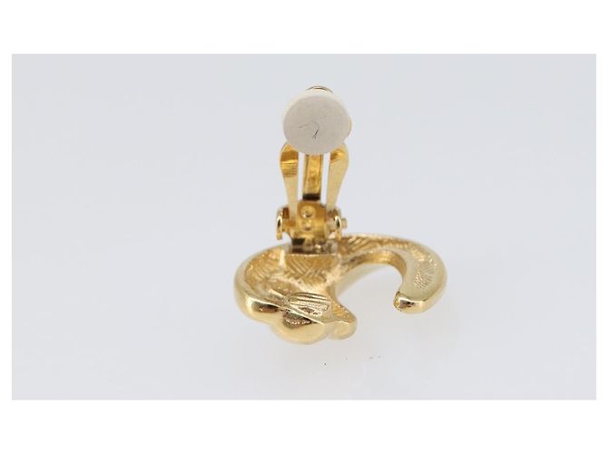 GIVENCHY Celine Earring metal 2 Set Gold Tone Auth ka6049 - Ansicht 4