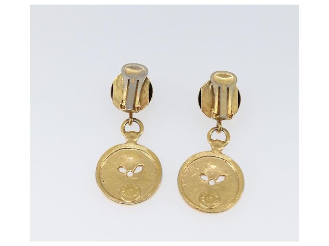 GIVENCHY Celine Earring metal 2 Set Gold Tone Auth ka6049 - Ansicht 9
