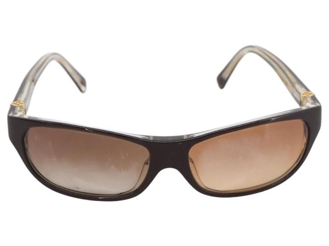 LOUIS VUITTON Sunglasses plastic Brown Z0022E LV Auth bs37036 - view 2