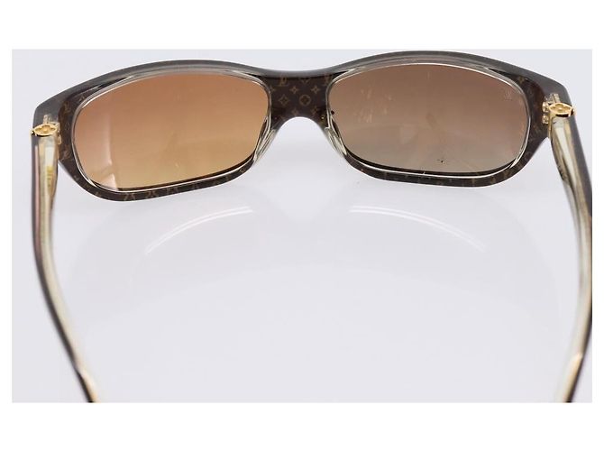 LOUIS VUITTON Sunglasses plastic Brown Z0022E LV Auth bs37036 - view 8