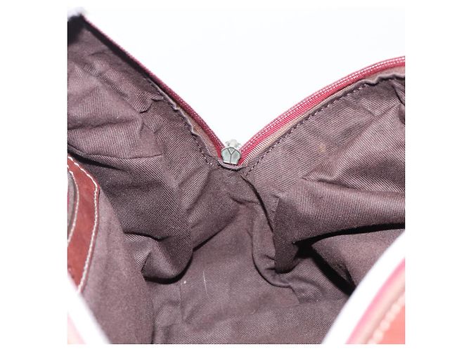 Chloé Bolso Chloe Patsy de cuero marrón plata auténtico am12552A Castaño - vista 19