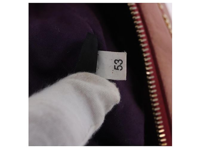 Borsa a mano Miu Miu Vitellolux in pelle 2way Pink Gold Auth 202259M Rosa D'oro - vista 11