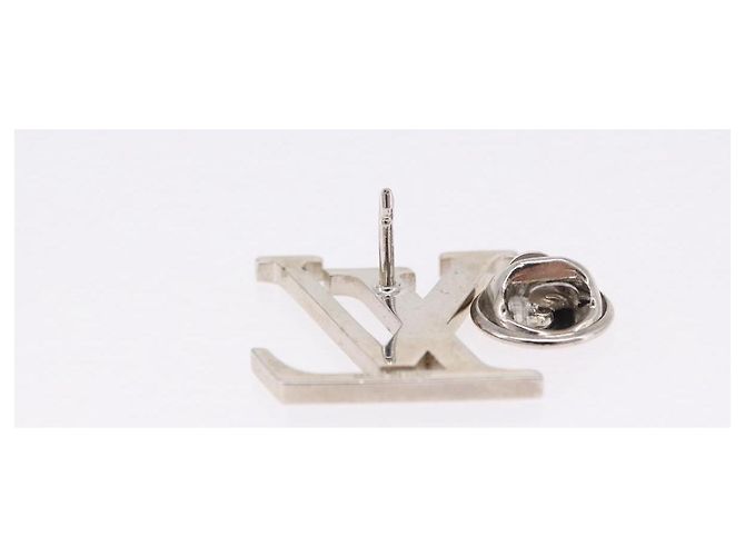 LOUIS VUITTON Spilla metallo Set da 3 Argento M63476 LV Auth 198873V - vista 14