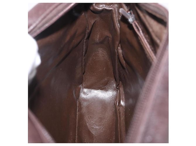 Bolso de hombro BALENCIAGA de cuero gamuza marrón y dorado Auth bs37014 Castaño - vista 19