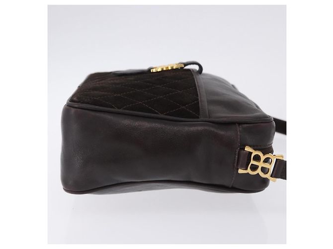 Bolso de hombro BALENCIAGA de cuero gamuza marrón y dorado Auth bs37014 Castaño - vista 3
