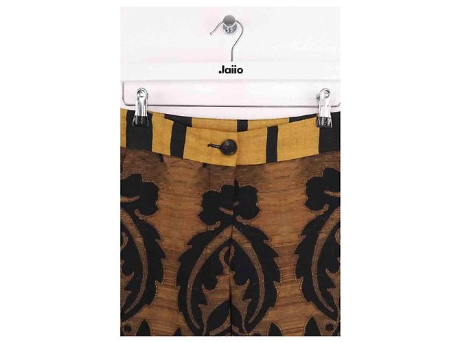 Autre Marque Pantalones anchos marrones Castaño - vista 2