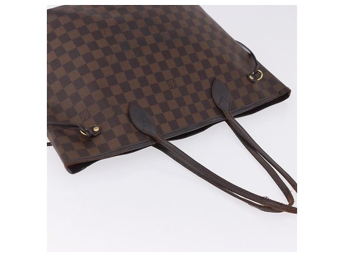 Borsa Tote LOUIS VUITTON Damier Ebene Neverfull MM N51105 LV Auth 202177 - vista 14
