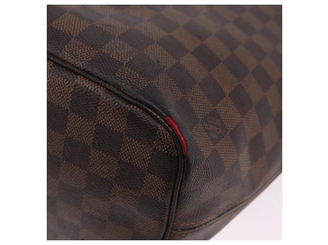 Borsa Tote LOUIS VUITTON Damier Ebene Neverfull MM N51105 LV Auth 202177 - vista 18