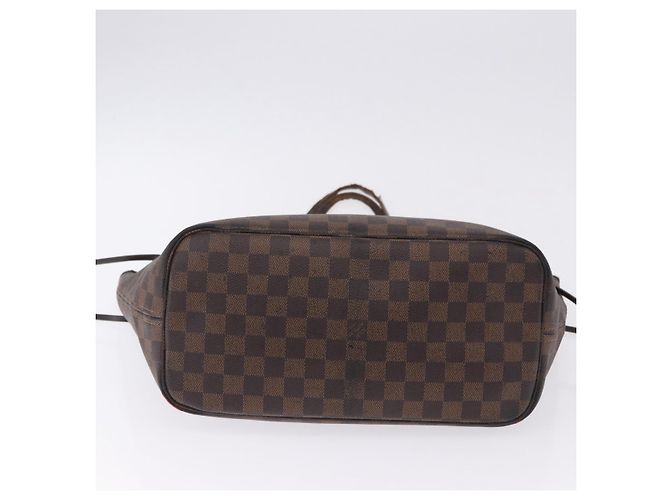 Borsa Tote LOUIS VUITTON Damier Ebene Neverfull MM N51105 LV Auth 202177 - vista 7