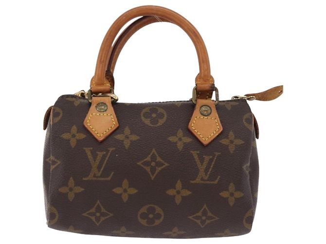 LOUIS VUITTON Monogram Mini Speedy Hand Bag M41534 LV Auth 200237V Monogramma - vista 13