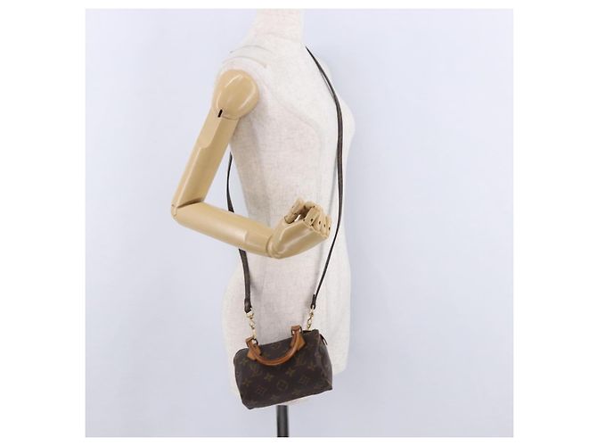LOUIS VUITTON Monogram Mini Speedy Hand Bag M41534 LV Auth 200237V Monogramma - vista 22