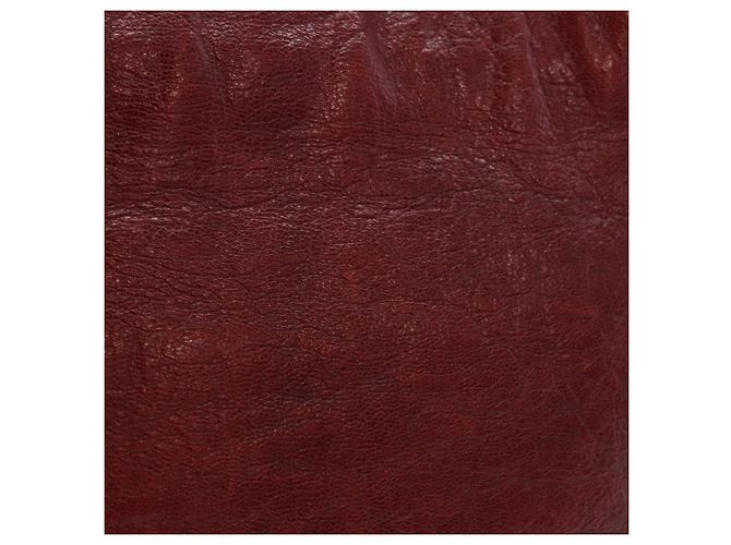 Borsa a Tracolla GUCCI Pelle Rossa Argento 113013 Auth ka5956 Rosso - vista 3