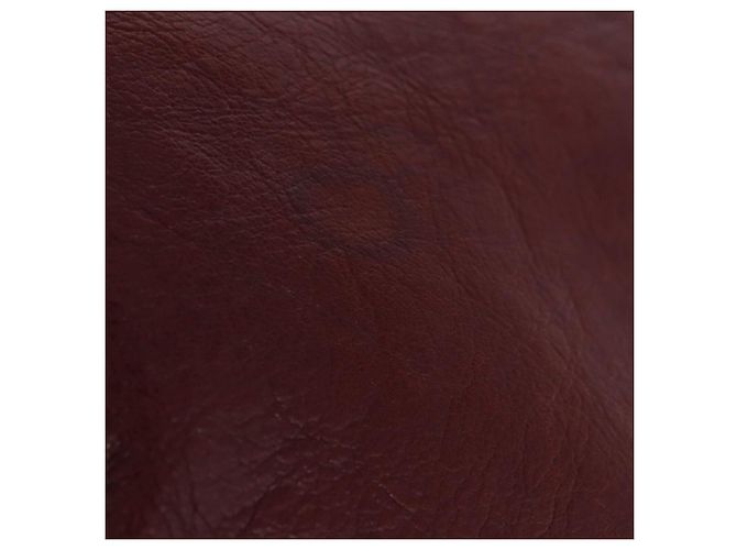 Borsa a Tracolla GUCCI Pelle Rossa Argento 113013 Auth ka5956 Rosso - vista 4