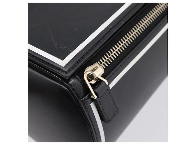 Borsa a tracolla GIVENCHY in pelle nera e oro Auth ka6021A Nero D'oro - vista 17