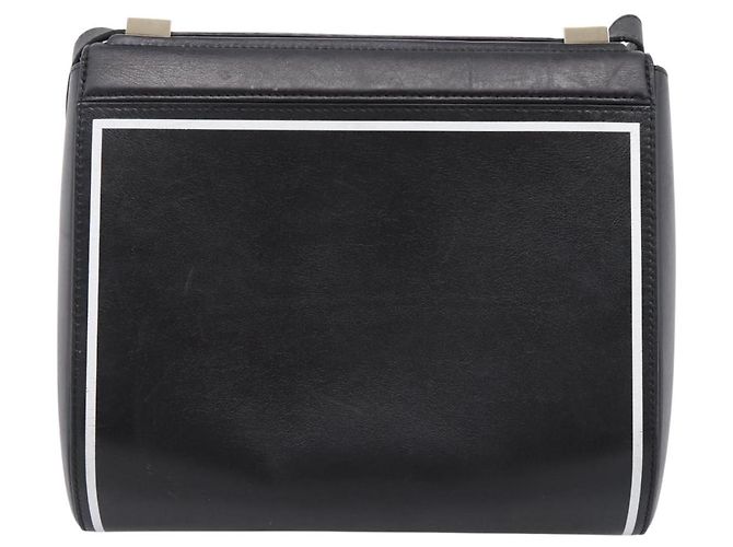 Borsa a tracolla GIVENCHY in pelle nera e oro Auth ka6021A Nero D'oro - vista 2