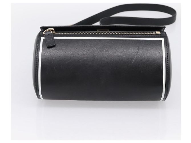 Borsa a tracolla GIVENCHY in pelle nera e oro Auth ka6021A Nero D'oro - vista 5