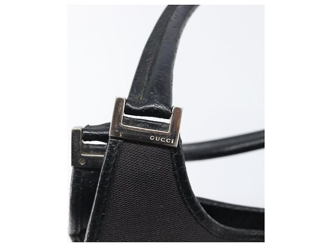 Borsa GUCCI Jackie Canvas Nero Argento 002 1067 Auth 201904 - vista 10