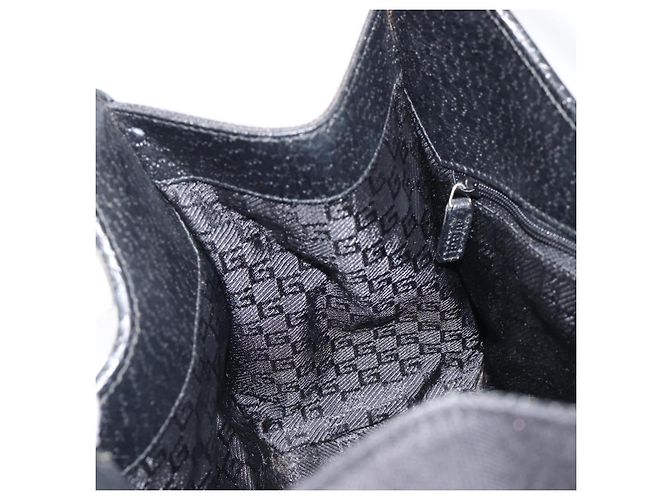 Borsa GUCCI Jackie Canvas Nero Argento 002 1067 Auth 201904 - vista 20