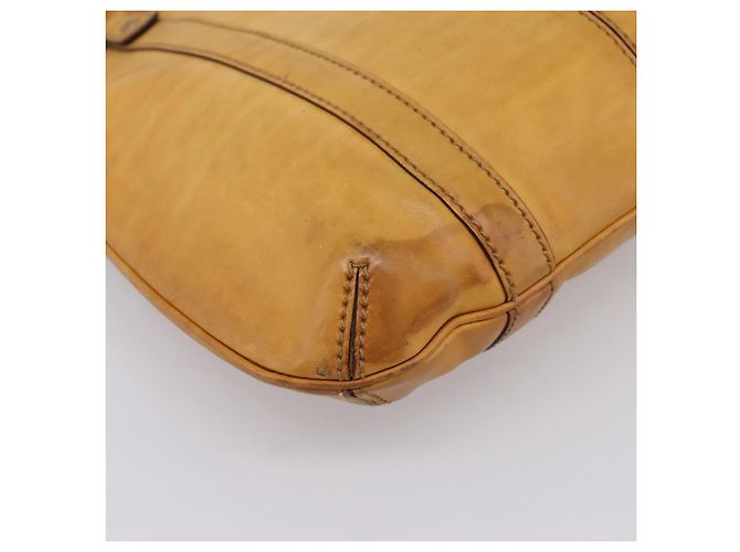 Borsa Tote Christian Dior in pelle beige Auth 201982 - vista 16