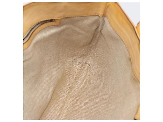 Borsa Tote Christian Dior in pelle beige Auth 201982 - vista 18
