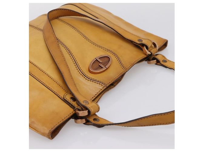 Borsa Tote Christian Dior in pelle beige Auth 201982 - vista 6